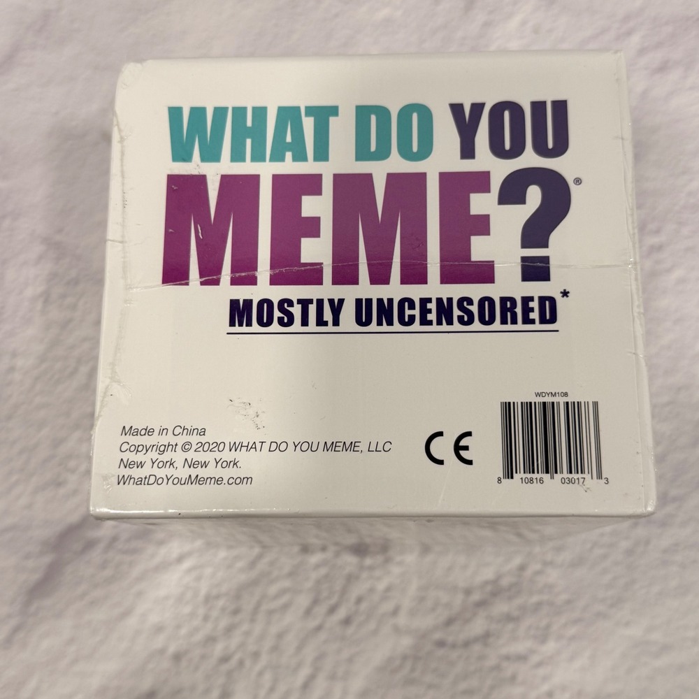 What Do You‎ Meme Mostly Uncensored Adult Party Card Game WDYM108 New Sealed - Picture 5 of 5